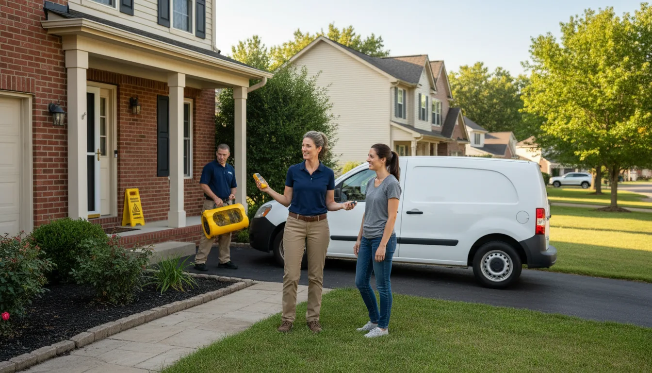 Water restoration image for Dehumidification And Cleanup Services in Stafford Springs, CT